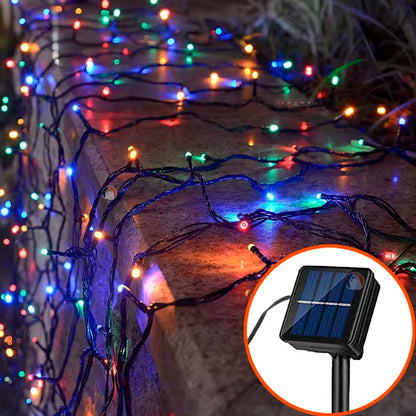 Luces De Navidad Con Energía Solar 100 L