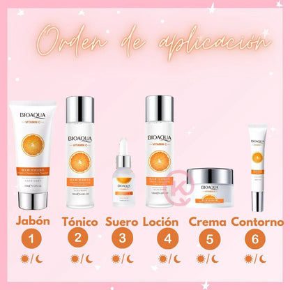 Kit Vitamina C Bioaqua Caja De Lujo